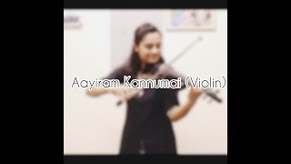 Aayiram Kannumai  Malayalam Melody Song Violin Cover by Neena Martin [upl. by Tera]