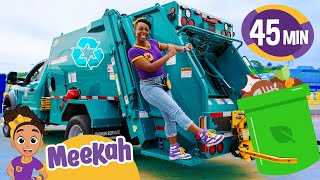 Meekah Learns about Recycling and Drives a Garbage Truck  Educational videos for kids [upl. by Sewel]