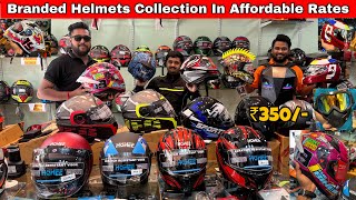 Branded Helmets Collection  Kolkata Helmets Market  Wholesale Price Helmets Market In Kolkata [upl. by Eanat]