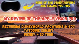 Apple Vision Pro Review  Disney  Tatooine Environments  Is It Really Worth It [upl. by Enelav308]