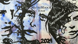 Ink Portrait Sketchbook Tour [upl. by Martine]