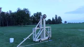 Floating Arm Trebuchet in Action [upl. by Eddy]