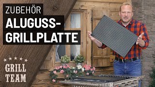 Gussplatte für Gastrobräter  Antihaftbeschichtete AluminiumGussgrillplatte  Vorstellung amp Test [upl. by Goldsworthy266]