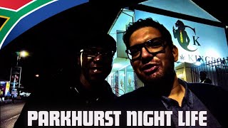 🇿🇦ReDiscover Parkhurst  4th Avenue Walk At Night  Joburgs Party Scene✔️ [upl. by Hteazile]