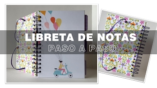 Scrapbooking Libreta desde cero encuadernada con la quotCinchquot  SORTEO [upl. by Odawa566]