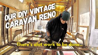 DIY Vintage Caravan Reno Part 5  Brand new Chasis [upl. by Rehctaht]