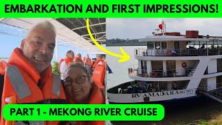 We start our Amawaterways Amadara Mekong River Cruise in Vietnam [upl. by Aztinad]