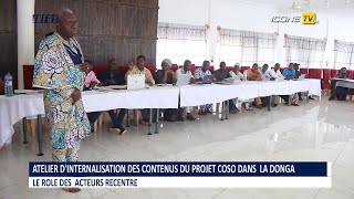 ATELIER DINTERNALISATION DES CONTENUS DU PROJET COSO DANS LA DONGA [upl. by De]