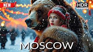 ❄️ Moscows CHRISTMAS MIRACLE Russias Most Magical Winter Wonderland 4K HDR [upl. by Lleira94]