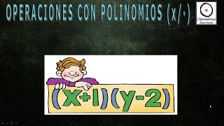 Álgebra  Operaciones Básicas con Polinomios Multiplicación 1104 [upl. by Ltihcox]