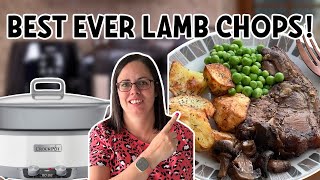 Slow Cooker Lamb Chops plus delicious roast potatoes [upl. by Ardnekan]