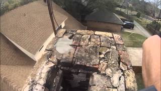 Chimney Repair Mortar Crown [upl. by Nowell]