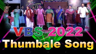 Thumbale Song  New VBS Song  2022 VBS Song  New Sunday School Action Song  Tamil VBS Song [upl. by Aicilaanna]