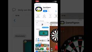 Play GAMES Using iPhone Message App short iosgames [upl. by Terryl]