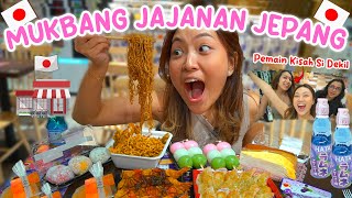 MUKBANG JAJANAN JEPANG DI SUPERMARKET MALAYSIA  BARENG PEMAIN KISAH SI DEKIL [upl. by Olegnaed571]