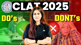 Dos amp Donts for Clat PG 2025  LLM Exams  Manjari Singh [upl. by Llenor]