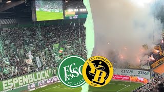 StGallen vs YB  Stadionvlog  YB MIT TRAUMTOR 🤯🤩 STGALLEN DREHT PARTIE IN 3 MINUTEN😮 VLOG 26 [upl. by Eenat377]