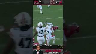 Jalen Milroe Escaping Sacks vs Auburn  Alabama  2024 CFB [upl. by Jacquenette]