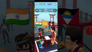 Slap competition India vs Antigua and Barbuda Antigua and BarbudaHatake Gamershortsvirals [upl. by Teragramyram]