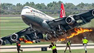 Tragic Terrifying Catastrophic Plane Crashes Filmed Seconds Before Disaster  Best Of The Week [upl. by Ilrahs]