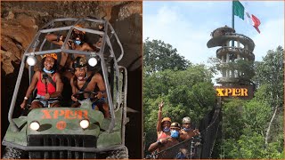 THIS ADVENTURE PARK IN MEXICO IS AMAZING XPLOR  Tulum Vlog 3 [upl. by Marilou]