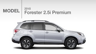 2018 Subaru Forester 25i Premium  Model Review [upl. by Ahsiekrats]