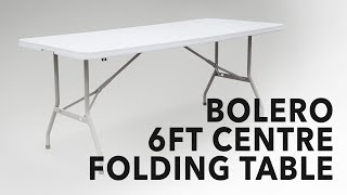 Bolero Folding Table Tutorial How To Quickly Assemble Your Folding Table [upl. by Jeanie]