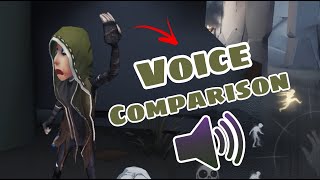 Identity V Mercenarys Old and New Voice Comparison [upl. by Docilu]