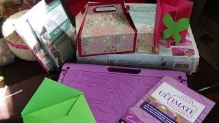 Ultimate Crafters Companion Pro Card Pop Out Card Envelope Bow amp Deco Gable Box Tutorial [upl. by Ime633]