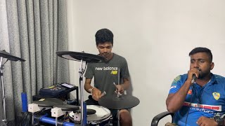 Batadoba Kale බට දොඹ කැලේ Live Drum Cover Singing Chamara Ranawaka Song [upl. by Gaile]