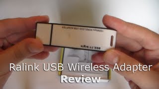 Ralink 80211bg 54M USB Wireless Adapter DealExtreme  Review [upl. by Arihs273]