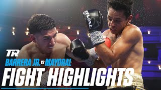 Art Barrera Jr Flashes Punching Power vs Mayoral  Fight Highlights [upl. by Dacy136]