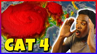 Breaking News Hurricane Milton is now a CAT 4 This is NOT good Florida please prepare [upl. by Alikee]