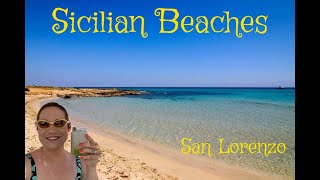 Sicilian beaches San Lorenzo Noto Siracusa Sicily [upl. by Picco]