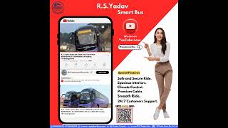 RS Yadav Smart Bus  post new post  book Now9899056542 amp 7289949598 trendingshorts trending [upl. by Harrat]