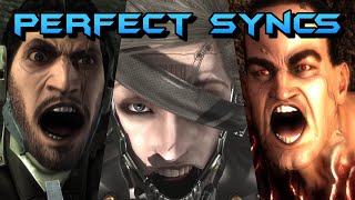 Best music part of every bossfight in MGR with perfect syncs [upl. by Hcirdeirf]