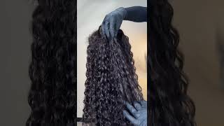 How to maintains the water wave glueless wighumanhairwig gluelesswig fyp wigstyling amazon [upl. by Eidas5]