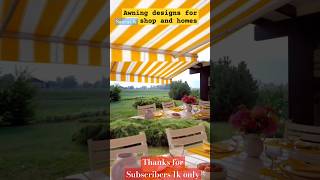 Top 10 awning sheds designssunssetter awnings awning frontdoorawnings [upl. by Nannek]