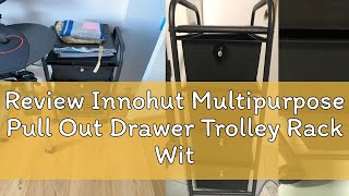 Review Innohut Multipurpose Pull Out Drawer Trolley Rack With Handle And 360 Rotation Wheel Troli T [upl. by Cousins]