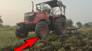 किसान का लाल घोड़ा kartar 50364WD New model tractor driver in 9 tine cultivation [upl. by Atteuqram]