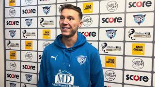 Cieran Dunne Post Match Interview  Peterhead 63 Lochee United [upl. by Lu]