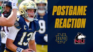 Notre Dame football vs NIU Huskies postgame reaction show  Irish lose a STUNNER 1614 [upl. by Nomi]