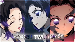 Shinobu Kocho  Free Twixtor clips  Demon slayer • s4 all scenes [upl. by Ahsiruam]