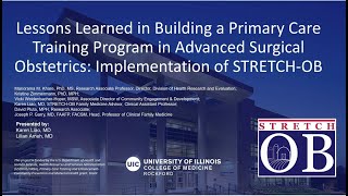 Lessons Learned in Building a Primary Care Training Program in Advanced Surgical Obstetrics [upl. by Iolenta]