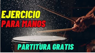 Ejercicio de batería con 3 variaciones Partitura Gratis [upl. by Guglielmo]