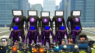 ALL NEW EVOLUTION OF TV MAN TITAN UPGRADED VS SKIBIDI TOILET BOSSES in Garrys Mod [upl. by Merrile]