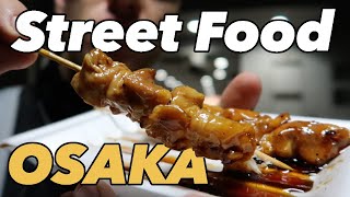 Ich esse ALLES in OSAKA 🇯🇵 Street Food Tour [upl. by Ecadnak]