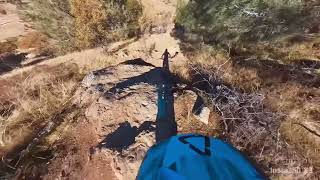 Exchequer Mountain Bike Park flying squirrel RAW [upl. by Animrelliug]