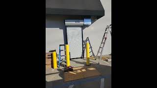 Vandal proof marijuana dispensary security heavy duty door and motor Rolling steel door [upl. by Lleroj594]