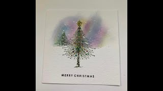 Lavinia Christmas Northern Lights Christmas Card [upl. by Charity]